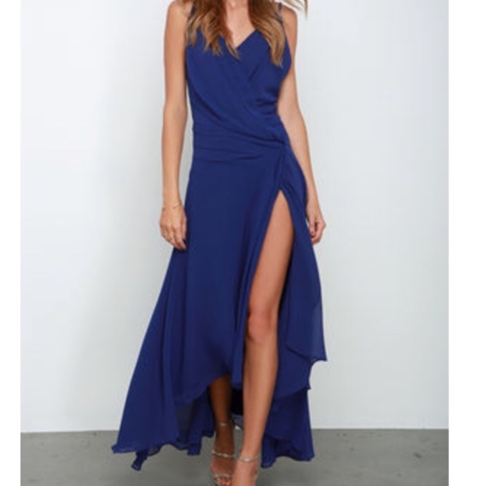 royal blue gown